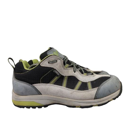 Danner Shoes Men 10 Hiking Boot St Helens Low 3" Leather Grey Green Sport Active - Picture 2 of 15